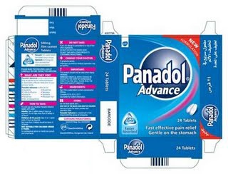 scatola panadol